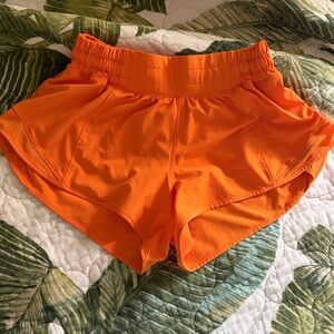 lululemon 2.5” Women's Orange Shorts